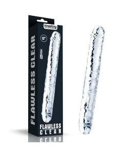 Sextoys, sexshop, loveshop, lingerie sexy : Gode Double - Double dong : Lovetoy - Double gode transparent 30cm