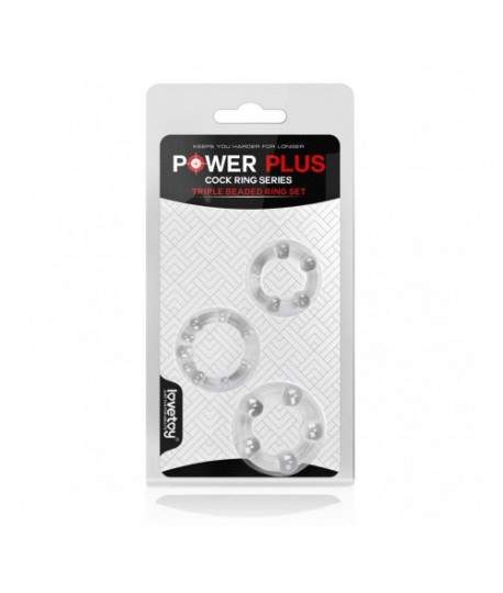 Sextoys, sexshop, loveshop, lingerie sexy : Anneaux Vibrants & Cockring : Lovetoy-Pack de 3 Anneaux transparents Pour Pénis e...
