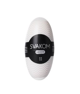 Sextoys, sexshop, loveshop, lingerie sexy : Vagin Artificiel : Svakom Hedy-Oeuf masturbateur Blanc