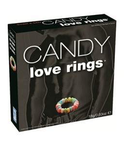 Sextoys, sexshop, loveshop, lingerie sexy : Anneaux Vibrants & Cockring : 3 Anneaux de pénis en Bonbon - Candy Love Rings