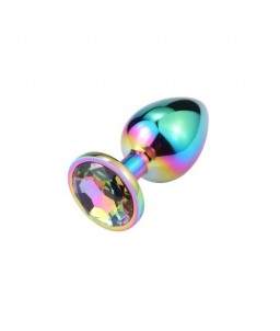 Sextoys, sexshop, loveshop, lingerie sexy : Rosebud - bijou anal : Bijou anal Rosebud Rainbow MEDIUM Arc en ciel