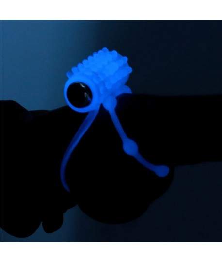 Sextoys, sexshop, loveshop, lingerie sexy : Anneaux Vibrants & Cockring : Lovetoy- Anneau avec picot Vibrant cockring PHOSPHO...