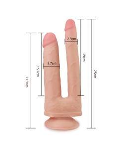 Sextoys, sexshop, loveshop, lingerie sexy : Gode Double - Double dong : Lovetoy-Gode Double Skinlike