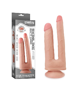 Sextoys, sexshop, loveshop, lingerie sexy : Gode Double - Double dong : Lovetoy-Gode Double Skinlike