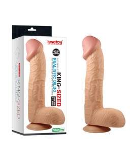 Sextoys, sexshop, loveshop, lingerie sexy : Gode Ventouse : Lovetoy- Gode King Size 29 CM