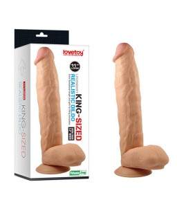 Sextoys, sexshop, loveshop, lingerie sexy : Gode Ventouse : Lovetoy- Gode King Size 31 CM