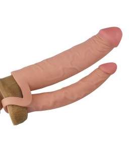 Sextoys, sexshop, loveshop, lingerie sexy : Gaine et Prolongateur : Lovetoy- Double Gode gaine tender