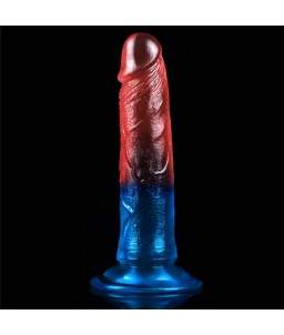 Sextoys, sexshop, loveshop, lingerie sexy : Gode Ventouse : Lovetoy- Gode droit Multi couleur