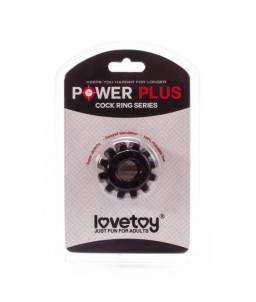 Sextoys, sexshop, loveshop, lingerie sexy : Anneaux Vibrants & Cockring : Lovetoy- cockring power plus noir