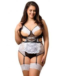 Sextoys, sexshop, loveshop, lingerie sexy : Deguisement Femme sexy : Costume sexy soubrette 3XL