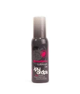 Sextoys, sexshop, loveshop, lingerie sexy : Lubrifiants à Base d'Eau : joy drops- Gel Lubrifiant Fraise 100ml