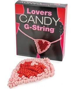 Sextoys, sexshop, loveshop, lingerie sexy : Accessoires Soirée Coquine : Candy G String Bonbon Femme