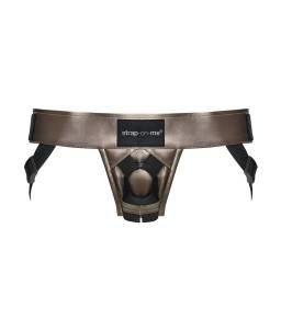 Sextoys, sexshop, loveshop, lingerie sexy : Gode Ceinture : Strap-on-me -Harnais en simili cuir Bronze