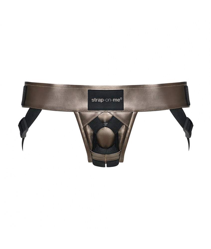 Sextoys, sexshop, loveshop, lingerie sexy : Gode Ceinture : Strap-on-me -Harnais en simili cuir Bronze