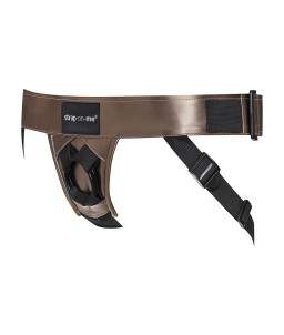 Sextoys, sexshop, loveshop, lingerie sexy : Gode Ceinture : Strap-on-me -Harnais en simili cuir Bronze