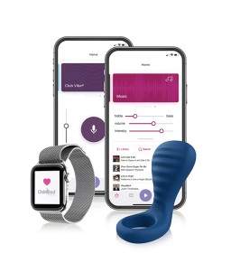 Sextoys, sexshop, loveshop, lingerie sexy : Vibro High Tech : Ohmibod- Anneau connecté Blue motion nex 3