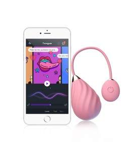 Sextoys, sexshop, loveshop, lingerie sexy : Vibro High Tech : Magic Motion - Oeuf vibrant connecté Sundae