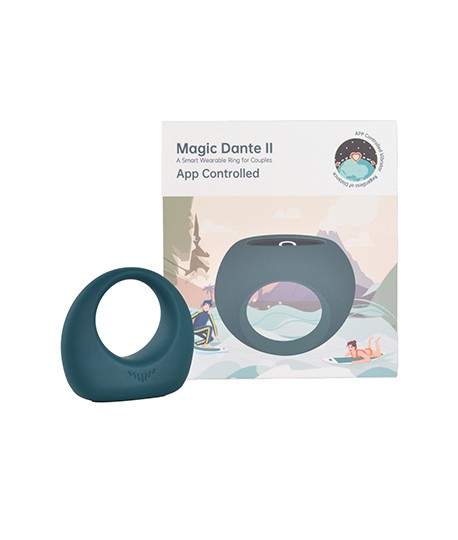 Sextoys, sexshop, loveshop, lingerie sexy : Anneaux Vibrants & Cockring : Magic Motion - Anneau vibrant connecté Dante II