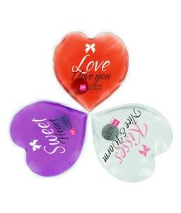 Sextoys, sexshop, loveshop, lingerie sexy : Accessoires Soirée Coquine : Lot de 3 Coeurs de Massage Chauffant