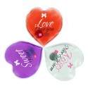 Sextoys, sexshop, loveshop, lingerie sexy : Accessoires Soirée Coquine : Lot de 3 Coeurs de Massage Chauffant