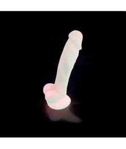 Sextoys, sexshop, loveshop, lingerie sexy : Gode Ventouse : Silexd - Gode Fluorescent Rose