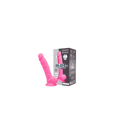 Sextoys, sexshop, loveshop, lingerie sexy : Gode Ventouse : Silexd - Gode Fluorescent Rose