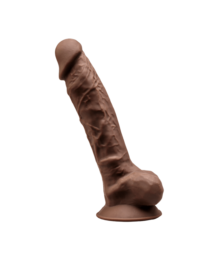 Sextoys, sexshop, loveshop, lingerie sexy : Gode Ventouse : Silexd - Gode Marron 23.7cm