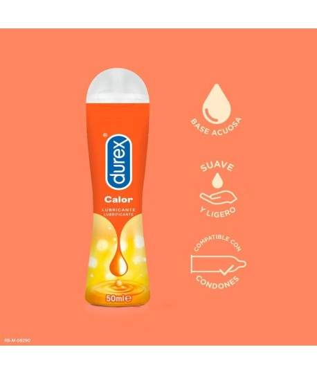 Sextoys, sexshop, loveshop, lingerie sexy : Lubrifiant chauffant : Durex Play Warming Lubrifiant Chauffant non Parfumé