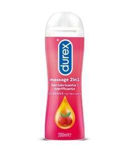 Sextoys, sexshop, loveshop, lingerie sexy : Lubrifiants : Durex Play massage 2 en 1 Guarana