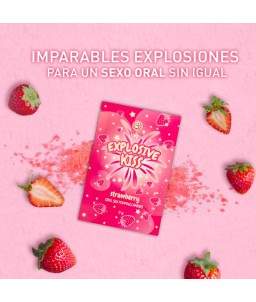 Sextoys, sexshop, loveshop, lingerie sexy : Accessoires Soirée Coquine : Secret play - Bonbons explosif fraise 9g