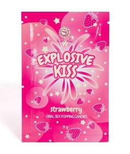 Sextoys, sexshop, loveshop, lingerie sexy : Accessoires Soirée Coquine : Secret play - Bonbons explosif fraise 9g