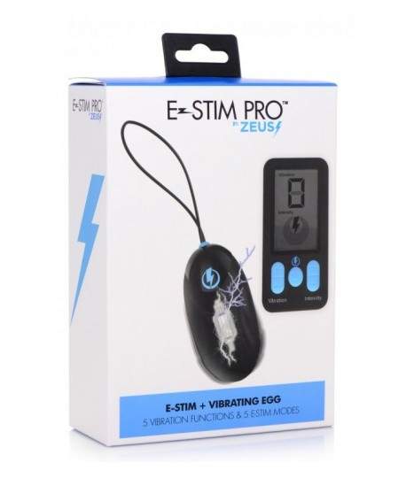 Sextoys, sexshop, loveshop, lingerie sexy : Electro-Stimulation : Zeus Electrosex - Œuf vibrant Electro Stimulation