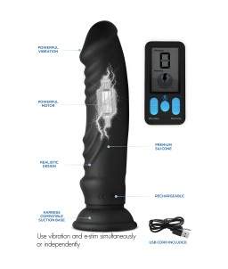 Sextoys, sexshop, loveshop, lingerie sexy : Electro-Stimulation : Zeus Electrosex - Vibromasseur Electro Stimulation