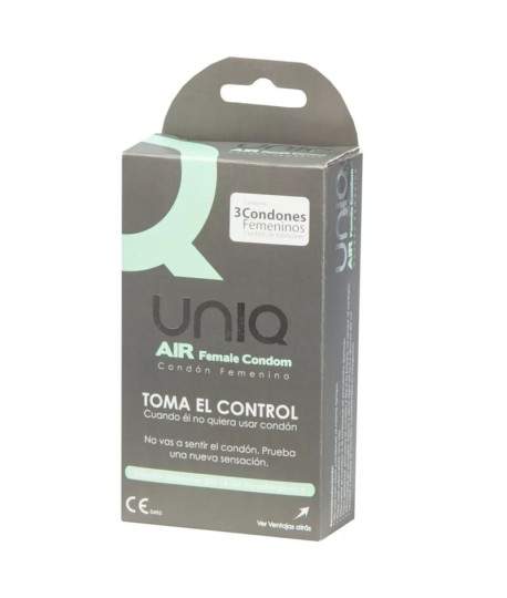 Sextoys, sexshop, loveshop, lingerie sexy : Préservatifs : Uniq- Préservatifs Féminin X3