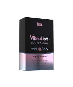 Sextoys, sexshop, loveshop, lingerie sexy : Aphrodisiaques Femmes : Intt -Gel Vibrant Bubble Gum 15ml