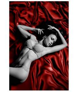 Sextoys, sexshop, loveshop, lingerie sexy : Massage Nuru : Drap vinyle rouge 220x200