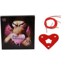 Sextoys, sexshop, loveshop, lingerie sexy : Accessoires Soirée Coquine : String femme a la fraise comestible