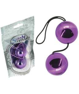 Sextoys, sexshop, loveshop, lingerie sexy : Boules de Geisha : Boules de Geisha effet métal rose ou violet