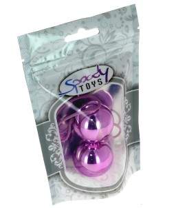 Sextoys, sexshop, loveshop, lingerie sexy : Boules de Geisha : Boules de Geisha effet métal rose ou violet