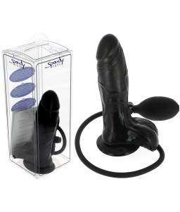 Sextoys, sexshop, loveshop, lingerie sexy : Gode Gonflable : Spoody Toys- Godemichet Ventouse Gonflable Black