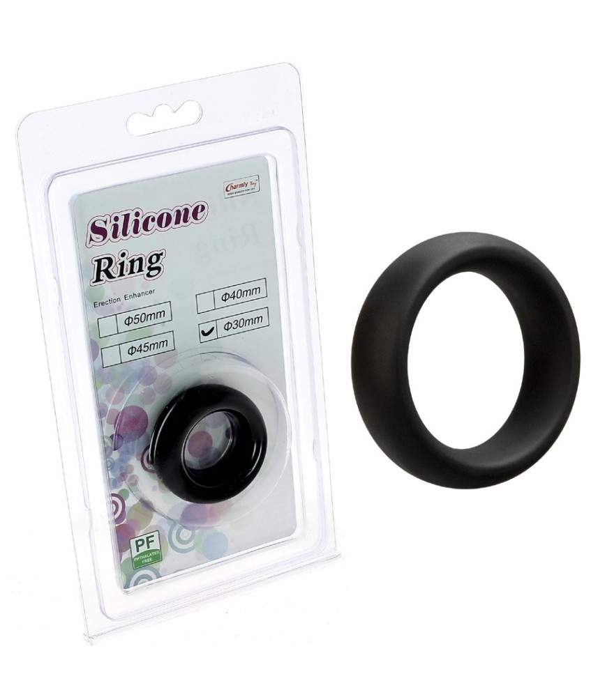 Sextoys, sexshop, loveshop, lingerie sexy : Anneaux Vibrants & Cockring : Anneau large en silicone 30 mm