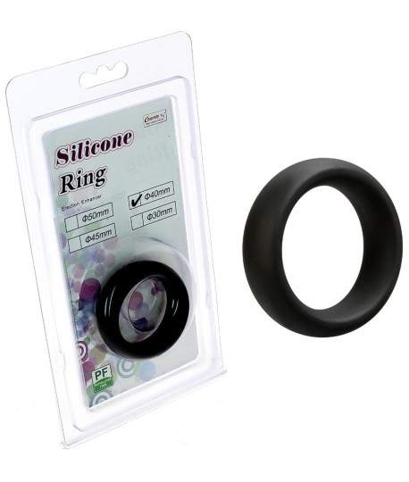 ❤ Anneaux Vibrants & Cockring - Anneau large en silicone 40 mm - Se...
