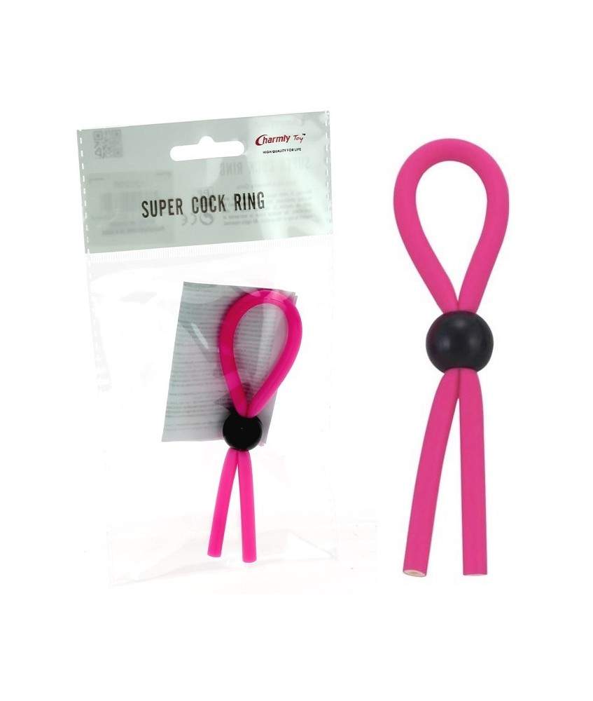 Sextoys, sexshop, loveshop, lingerie sexy : Anneaux Vibrants & Cockring : Bague pénis rose en silicone