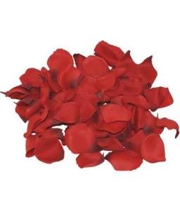 Sextoys, sexshop, loveshop, lingerie sexy : Jeux Coquins : Petales de roses en tissus rouge