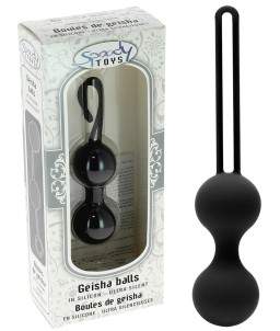 Sextoys, sexshop, loveshop, lingerie sexy : Boules de Geisha : Boules de Geisha en Silicone Noir 3,1 cm