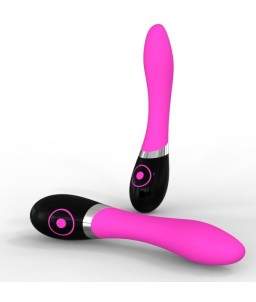 Sextoys, sexshop, loveshop, lingerie sexy : Vibromasseurs : Vibromasseur Lilith noir/fuchsia en silicone - 7 vitesses