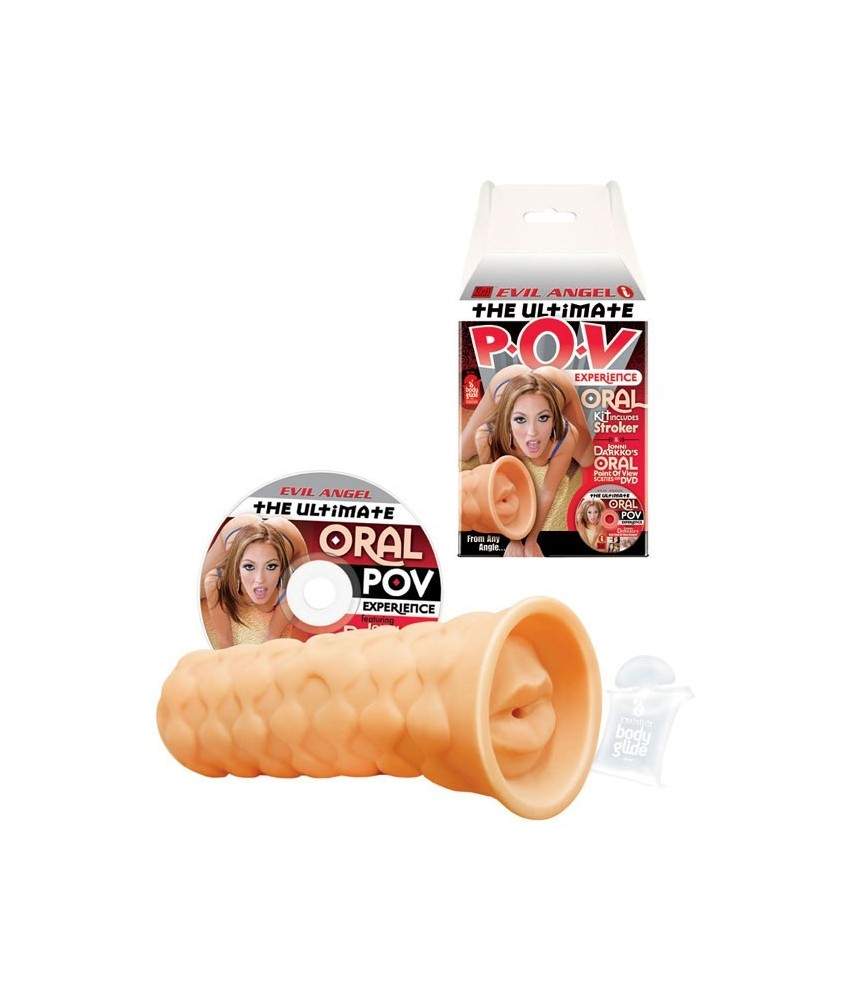 Sextoys, sexshop, loveshop, lingerie sexy : Vagin Artificiel : Masturbateur bouche + DVD Ultimate POV Oral