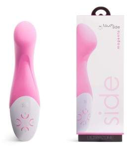 Sextoys, sexshop, loveshop, lingerie sexy : Vibro Point G : Vibromasseur Rechargeable Touch Side Magenta