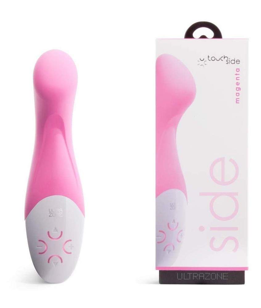 Sextoys, sexshop, loveshop, lingerie sexy : Vibro Point G : Vibromasseur Rechargeable Touch Side Magenta