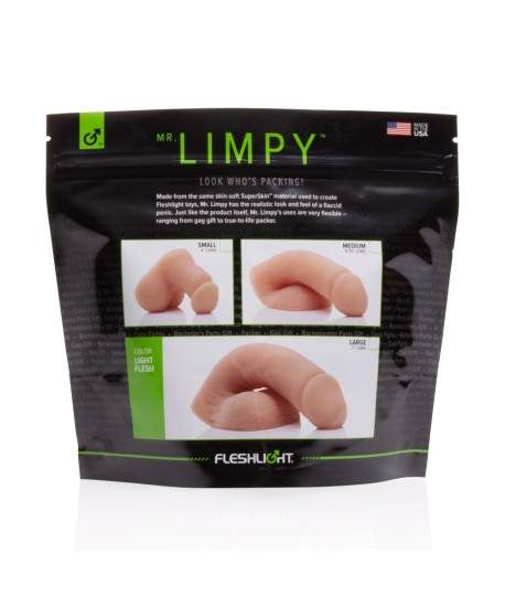 Sextoys, sexshop, loveshop, lingerie sexy : Accessoires Trans / Trav : Godemichet Réaliste Fleshlight Mr Limpy Large